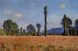 Poppy Field by Claude Monet